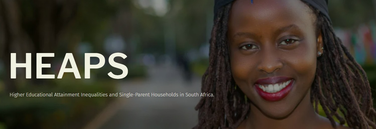 This is a picture of a smiling woman with the word 'HEAPS'. This links to the HEAPS project website. 